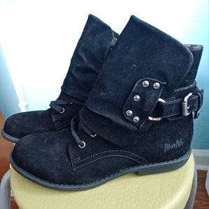 VGC Blowfish Black Faux Suede Boots - Women's size 8.5